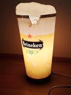Heineken Bierglas Lamp - Reclame Verlichting, Gebruikt, Vintage, Ophalen of Verzenden, Minder dan 50 cm