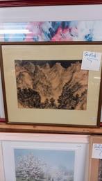 Grafiek Berglandschap Ingelijst, Ophalen