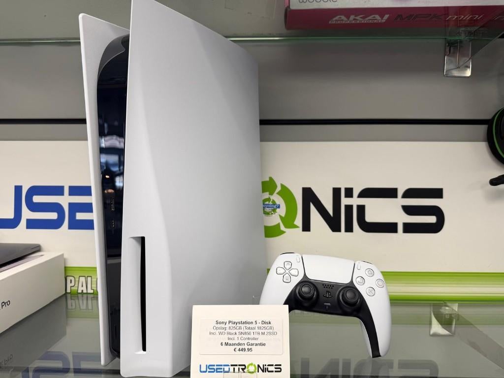 Sony Playstation 5 Disk | 825GB & 1TB/M.2SSD  | 1 Controller, Spelcomputers en Games, Spelcomputers | Sony PlayStation 5, Ophalen of Verzenden