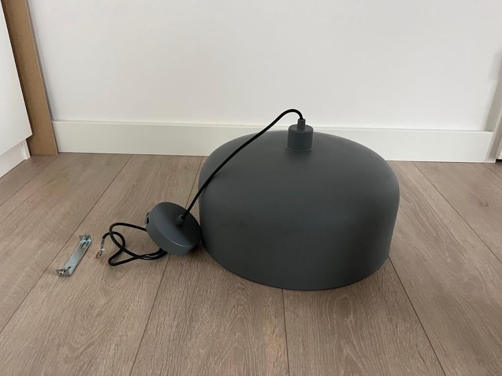 GAMMA hanglamp Mees grijs Ø38cm - nette staat, Ophalen, Zo goed als nieuw, Minder dan 50 cm
