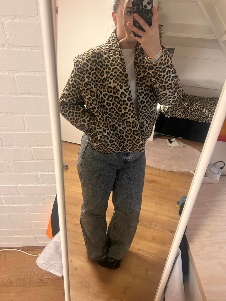 Heel leuk panterjasje, Kleding | Dames, Ophalen of Verzenden, Zo goed als nieuw, Maat 38/40 (M), Bruin