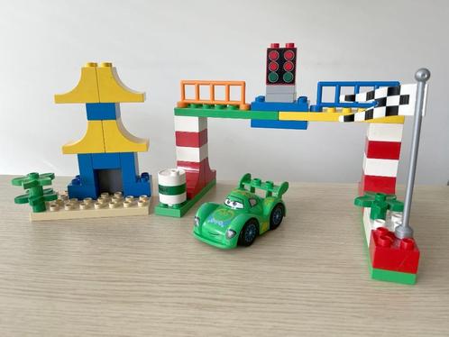 Lego Duplo 5819, Cars 2 Tokyo race, Kinderen en Baby's, Speelgoed | Duplo en Lego, Gebruikt, Duplo, Complete set, Verzenden