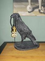 curiosa tafellamp , kraai / raaf .realistisch groot, Ophalen