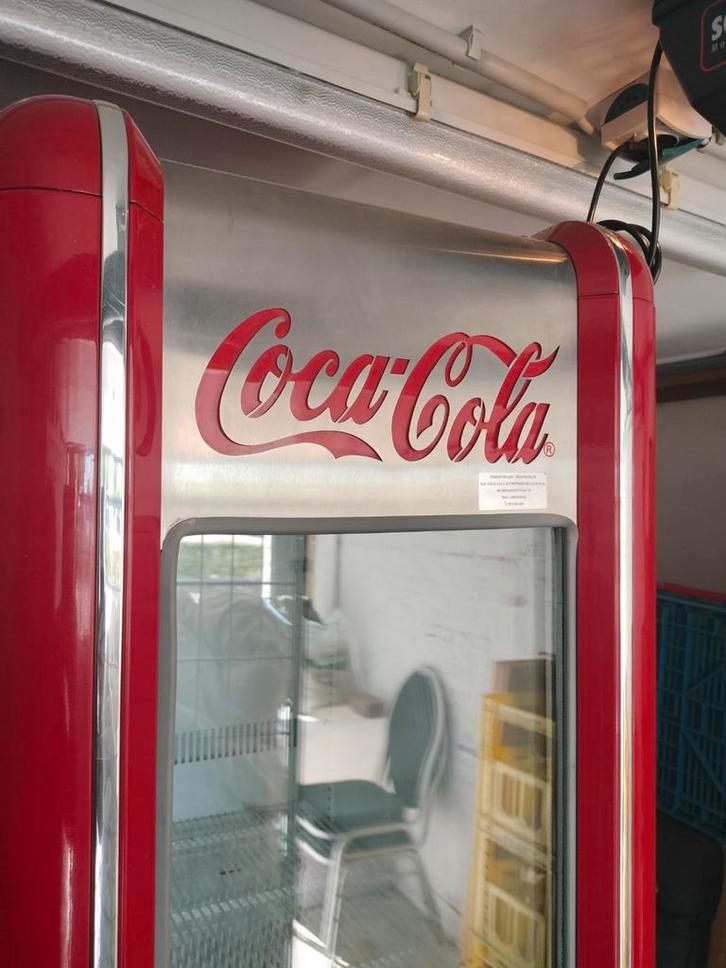 Retro Coca Cola Koelkast, Witgoed en Apparatuur, Koelkasten en IJskasten, Gebruikt, Zonder vriesvak, 150 tot 200 liter, 140 tot 160 cm