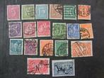 Duitse Rijk serie 158-176 Gestempeld, Ophalen of Verzenden, Overige periodes, Gestempeld