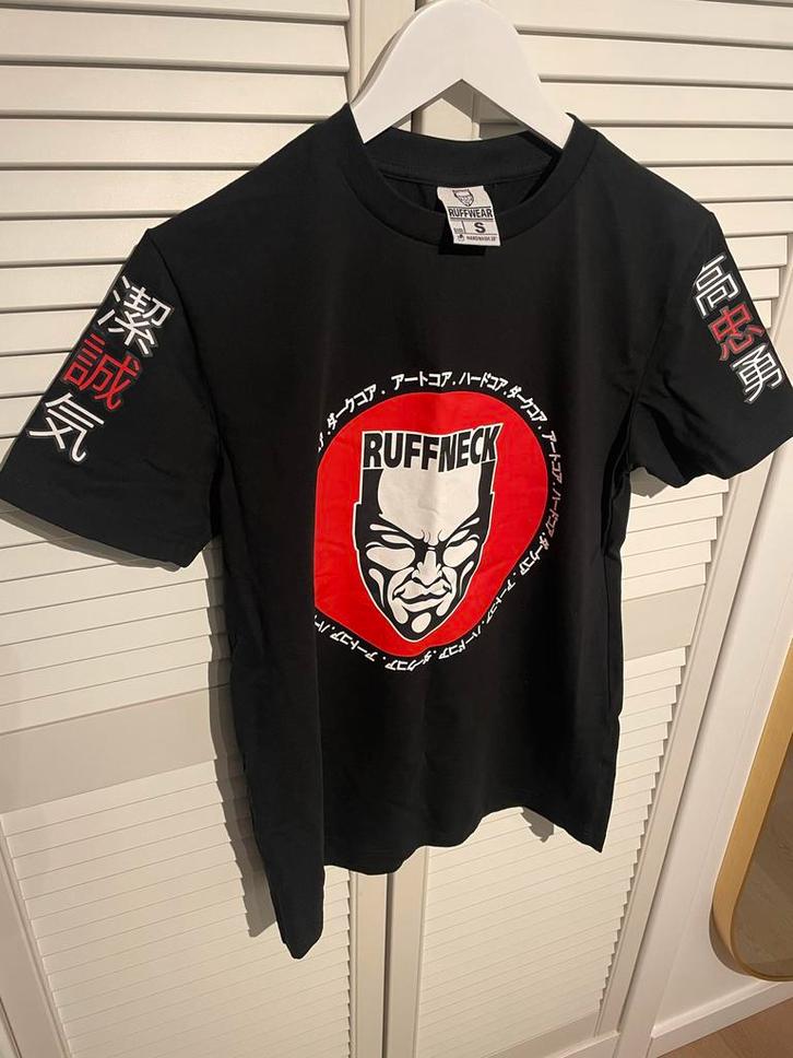 Ruffneck Kanji Edition Shirt - Limited Edition! Maat S, Kleding | Heren, T-shirts, Nieuw, Maat 46 (S) of kleiner, Zwart, Verzenden