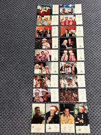 19 Kerst- en nieuwjaarskaarten De Ajacied (Ajax), Verzamelen, Ophalen of Verzenden, Zo goed als nieuw, Ajax, Spelerskaart