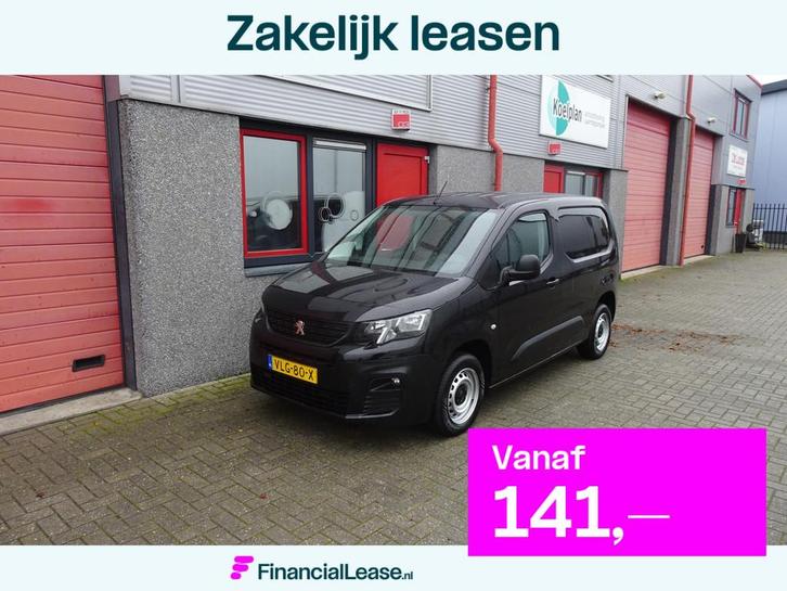 Peugeot Partner 1.5 BlueHDI Premium navi airco, Auto's, Bestelauto's, Bedrijf, Lease, Financial lease, ABS, Airconditioning, Alarm