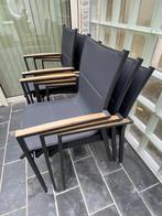tuinstoelen 6x, Tuin en Terras, Tuinstoelen, Ophalen, Gebruikt, Aluminium, Stapelbaar