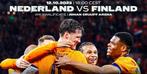 2 kaartjes Nederland - Finland 12 oktober Vak 103, Losse kaart, Twee personen, Oktober