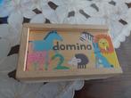 Houten Domino Stenen. Met Dieren. Compleet., Ophalen of Verzenden, Zo goed als nieuw, Overige typen