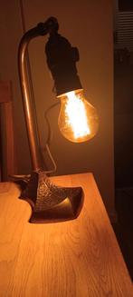 Art Nouveau lampje, "eendevoet", volledig werkend., Ophalen of Verzenden