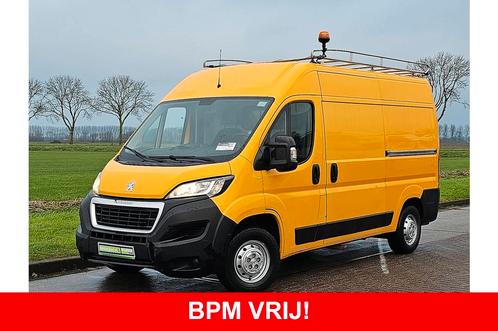 Peugeot Boxer 335 2.0 BlueHDI L2H2 Premium AC 2xSCHUIFDEUR O, Auto's, Bestelauto's, Bedrijf, Te koop, ABS, Airconditioning, Alarm