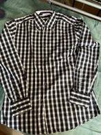 R2 Westbrook overhemd zwart/wit ruit, Ophalen of Verzenden, Zo goed als nieuw, Zwart, R2 westbrook