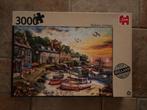 puzzel Jumbo Habour cottage 3000 stukjes, Ophalen of Verzenden, Meer dan 1500 stukjes, Zo goed als nieuw, Legpuzzel