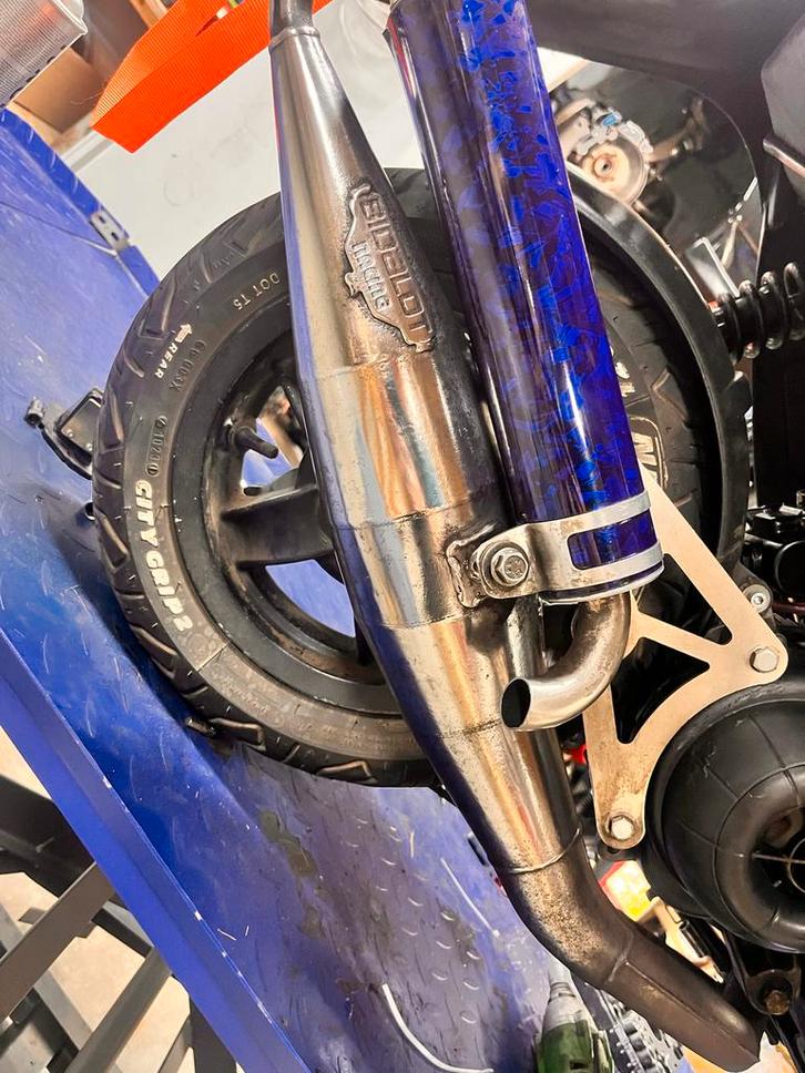 Scooter testbank gezocht 1x nodig, Fietsen en Brommers, Brommeronderdelen | Scooters, Gebruikt, Piaggio, Uitlaat, Ophalen