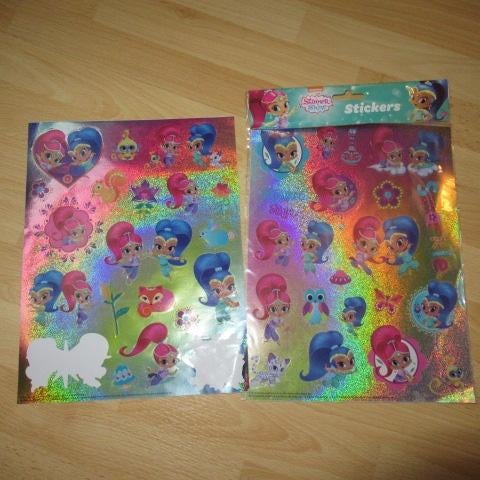 stickers shimmer shine, Ophalen of Verzenden, Zo goed als nieuw