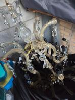 Glas met messing kroonluchter, Ophalen, Glas