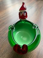Murano glas Kerstman Asbak Vintage, Ophalen of Verzenden, Gebruikt