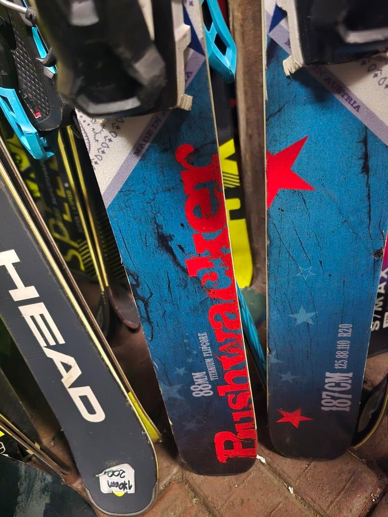 187cm BLIZZARD BUSHWACKER 88mm TI ALL MOUNTAIN FREERIDE, Overige merken, 160 tot 180 cm, Ophalen of Verzenden, Zo goed als nieuw