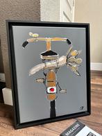 Schilderij C.M. Leushuis 50 x 40 cm - met certificaat, Ophalen