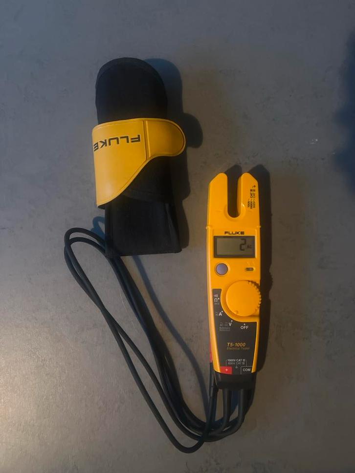Fluke T5-1000 Stroomtang Ampèremeter, Doe-het-zelf en Verbouw, Meetapparatuur, Zo goed als nieuw, Ophalen of Verzenden