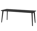 Ikea Lisabo eetkamertafel 200 cm x 78 cm, Huis en Inrichting, Ophalen, 50 tot 100 cm, Zo goed als nieuw, Vijf personen of meer