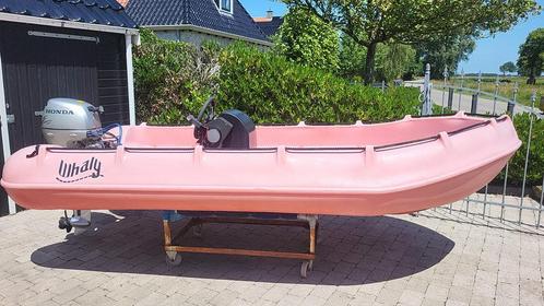 Whaly 370 met Honda 8 pk 4 takt, Watersport en Boten, Vis- en Consoleboten, Gebruikt, Tot 10 pk, 3 tot 6 meter, Benzine, Buitenboordmotor