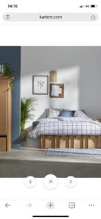 Kartent - kartonnen bedframe, Huis en Inrichting, Ophalen, Gebruikt, Zwart, Tweepersoons