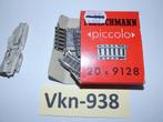 Vk-938 N Spoor Gebogen Rails 9128 Fleischmann Piccolo R2 DB, Gelijkstroom, Fleischmann, Rails, Ophalen of Verzenden