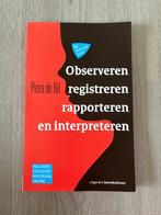 Observeren registreren rapporteren interpreteren Petra Bil, Boeken, Studieboeken en Cursussen, Ophalen of Verzenden, Beta, Nieuw