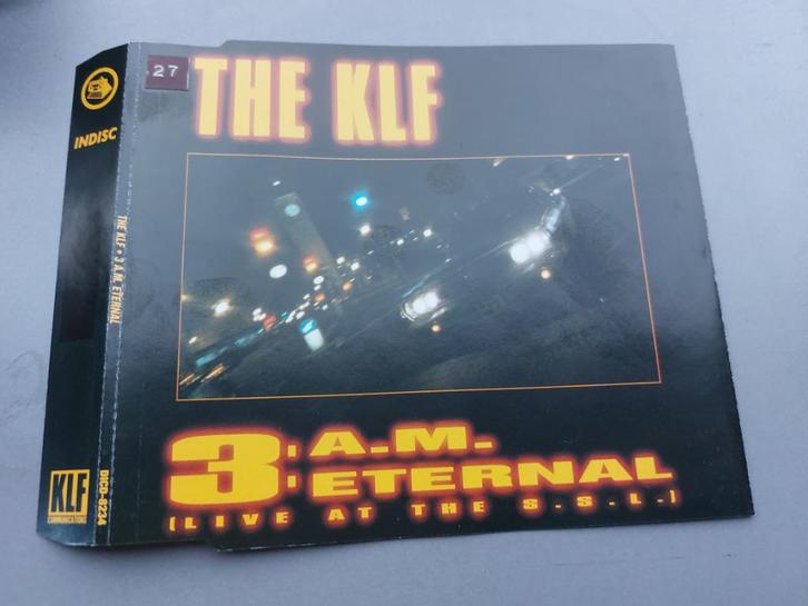 THE KLF - 3 A.M. ETERNAL (CD MAXI-SINGLE), Cd's en Dvd's, Cd Singles, Zo goed als nieuw, Pop, 1 single, Maxi-single, Ophalen of Verzenden
