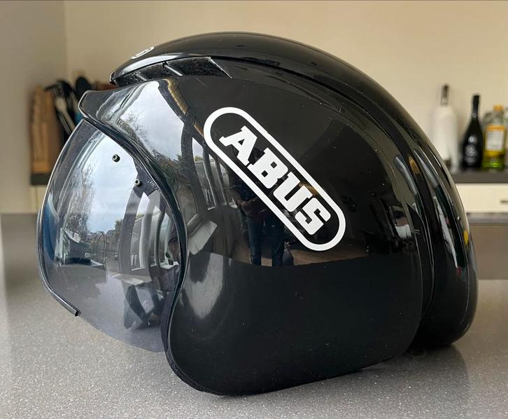 Abus Gamechanger TT Helm - Tijdrit/Triatlon, Fietsen en Brommers, Fietsaccessoires | Fietshelmen, Gebruikt, Heer of Dame, M, Ophalen of Verzenden
