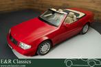 Mercedes-Benz SL320 | Dealer Onderhouden | 1996, Auto's, Oldtimers, Achterwielaandrijving, Beige, Cabriolet, Bedrijf