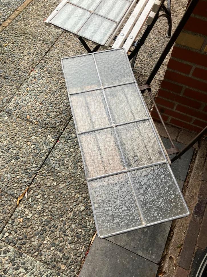 2 glas in lood ramen, Doe-het-zelf en Verbouw, Glas en Ramen, Gebruikt, Overige typen, Minder dan 80 cm, Minder dan 80 cm, Glas in lood