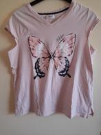 Shirt 44/46 roze vlinder, Maat 42/44 (L), Ophalen of Verzenden, Roze, Zo goed als nieuw