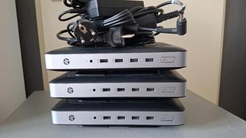 3x Mini PC HP T630 Thin client 8GB DDR4 / 32GB SSD beschikbaar voor biedingen