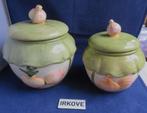 LEUKE UIEN KNOFLOOK POTTEN * Set van 2 *, Huis en Inrichting, Verzenden, Zo goed als nieuw