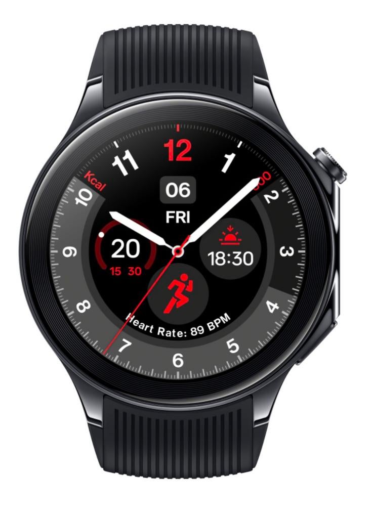 OnePlus Watch 2 - Zwart - Smartwatch, Sieraden, Tassen en Uiterlijk, Smartwatches, Zwart, Ophalen of Verzenden, Waterdicht, OnePlus