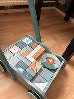 Houten Blokkenwagen - Little Dutch, Ophalen of Verzenden, Zo goed als nieuw, Overige merken