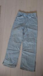 Spijkerbroek jeans H&M lichte kleur met print mt 152, Meisje, Gebruikt, Ophalen of Verzenden, Broek