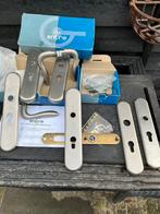 3 x deur beslag / klinken, Doe-het-zelf en Verbouw, Hang- en Sluitwerk, Ophalen of Verzenden, Nieuw, Koper of Messing, Klink of Kruk