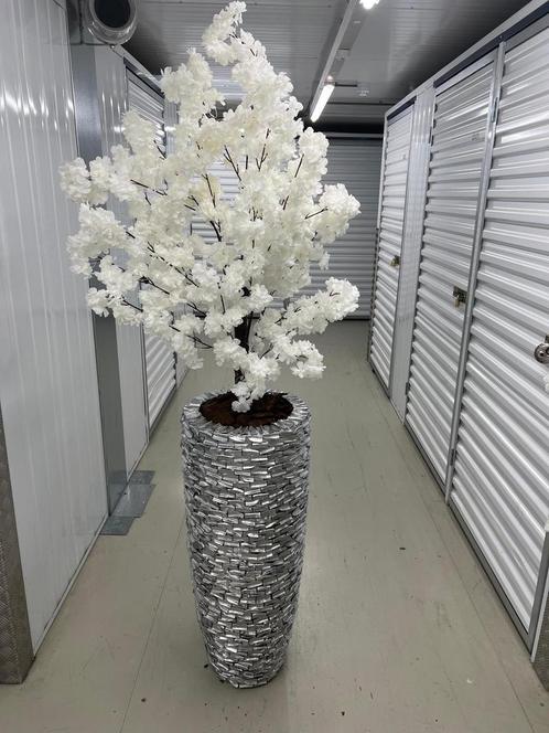 Zilver schelpenvazen, Huis en Inrichting, Woonaccessoires | Kunstplanten en Kunstbloemen, Ophalen of Verzenden