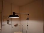 Zwarte Wandlamp met Buigarm, Ophalen, Gebruikt, Metaal, Industrieel