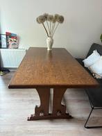 Houten eettafel, Ophalen, Gebruikt, 50 tot 100 cm, Vijf personen of meer