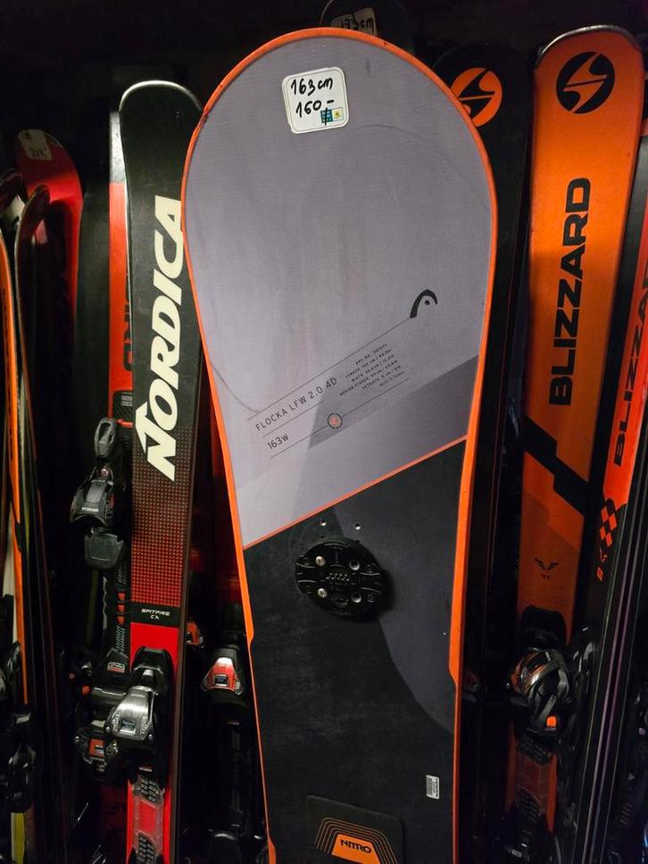 163cm NITRO FLOCKA LF W 4D WIDE, Sport en Fitness, Snowboarden, Zo goed als nieuw, Board, Ophalen of Verzenden