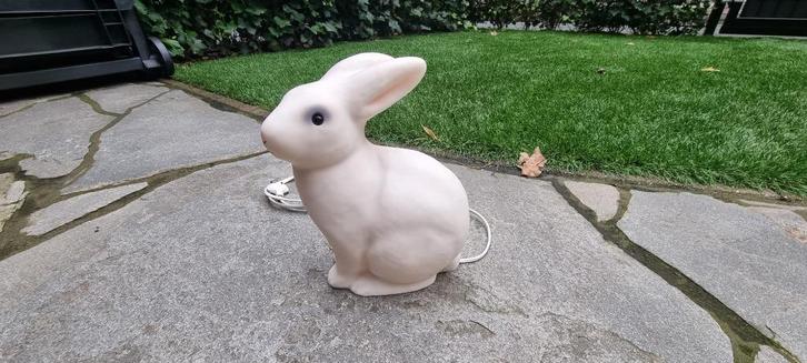 Lamp konijn / haas van Heico, Huis en Inrichting, Lampen | Tafellampen, Zo goed als nieuw, Minder dan 50 cm, Kunststof, Ophalen of Verzenden