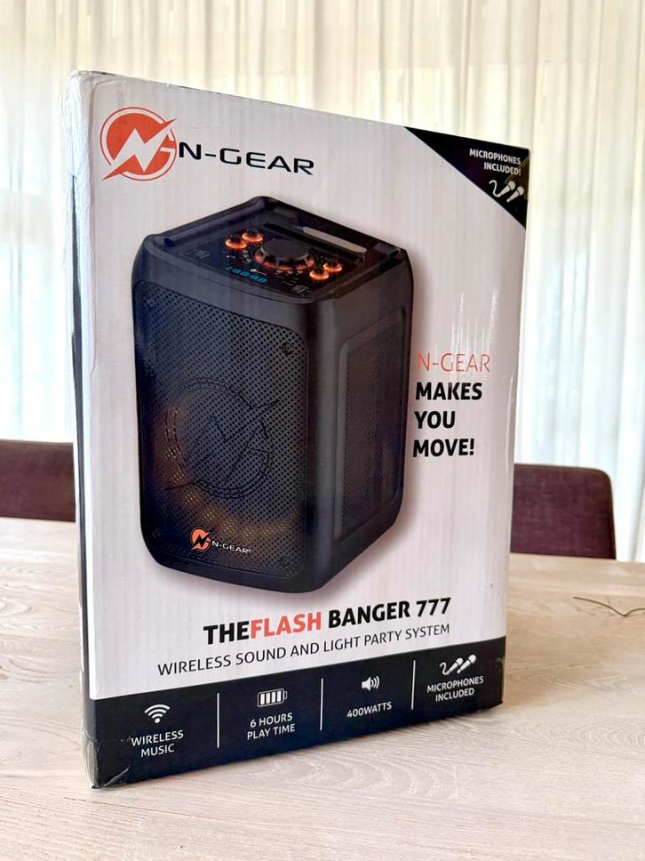 N-GEAR The Flash Banger 777 party speaker, Audio, Tv en Foto, Luidsprekers, Nieuw, Overige typen, Minder dan 60 watt, Overige merken