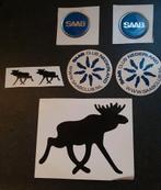 Originele Saab stickers 7 stuks, Verzenden