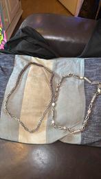 Zilveren kettingen Koning schakel Monte Carlo schakel, Sieraden, Tassen en Uiterlijk, Kettingen, Ophalen of Verzenden, Gebruikt